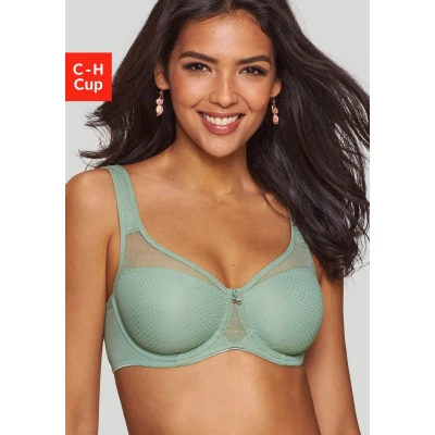 Afbeelding van Nuance Minimizer bh met beugel en transparante netinzetten in de bovenste cup