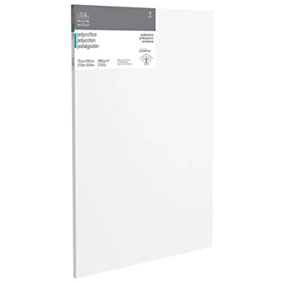 Afbeelding van Winsor &amp; Newton 6206034 Professioneel spieraam van katoenmix, 385 g/m², 3 voudig gegrond, medium korrel, ideaal voor olieverf en acrylverf, 70 x 100 cm