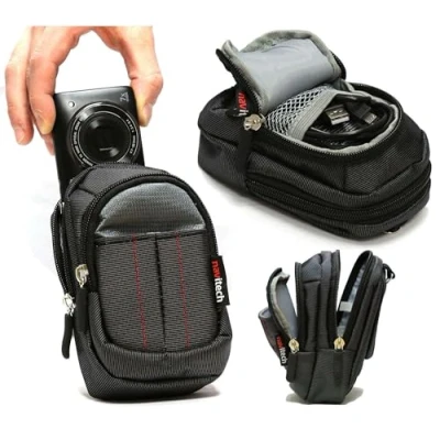 Afbeelding van Navitech Zwarte Camera tas Compatibel met de Olympus Tough TG 6 Action