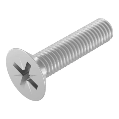 Afbeelding van SECCARO Verzinkschroef M5 x 22 mm, roestvrij staal V2A VA A2, DIN 965, kruiskop/pZ, volledige schroefdraad, 20 stuks