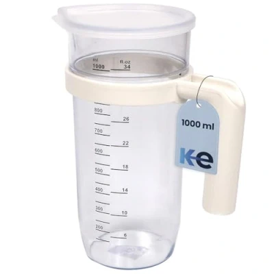 Afbeelding van Anakel Home maatbeker met deksel, inhoud 1 l, voor handmixer, robuuste kunststof