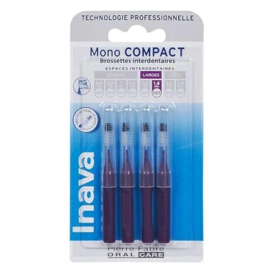 Afbeelding van Inava borstels Mono Compact violet 1,8 mm 4 pack = 16