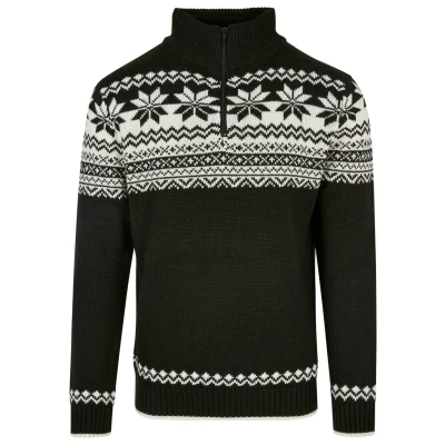 Afbeelding van Brandit Troyer Norweger Trui, Heren, Maat: 4XL, Black, white