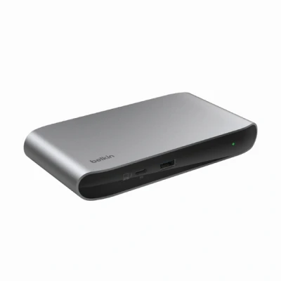 Afbeelding van Belkin INC013VFSGY interface hub Thunderbolt 4 40000 Mbit/s Zwart, Grijs