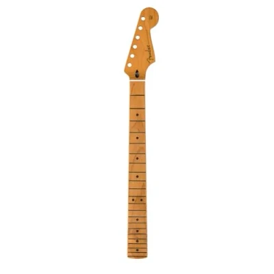 Afbeelding van Fender Satin Roasted Maple Stratocaster Neck Fretboard losse hals met esdoorn toets voor elektrische gitaar