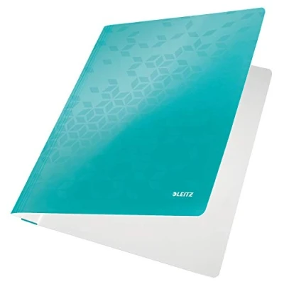 Afbeelding van Leitz WOW, snelhechtmappen A4, karton 1 Stuk ijsblauw