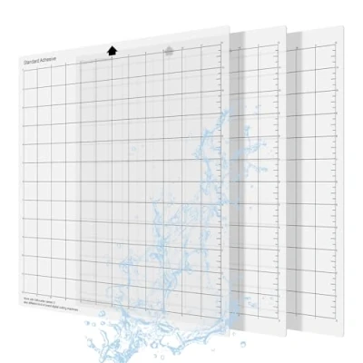 Afbeelding van Prime Vinyl Snijmat voor Silhouette Cameo 4/3/2/1, 3 stuks standaardgreep, 30,5 x cm, antislip snijmat, snijmatset.