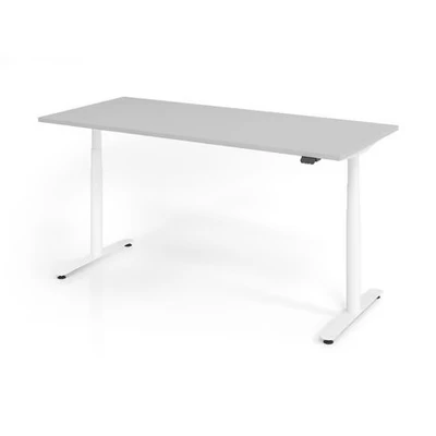 Afbeelding van XDLR 19 W 180x80 Bureau Elektrisch in hoogte verstelbaar. Grijs 180 x 80 Tafelhoogte I verstelbaar