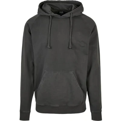 Afbeelding van Urban Classics Overdyed Hoody Hoodie, Heren, Maat: XXL, Blackbird