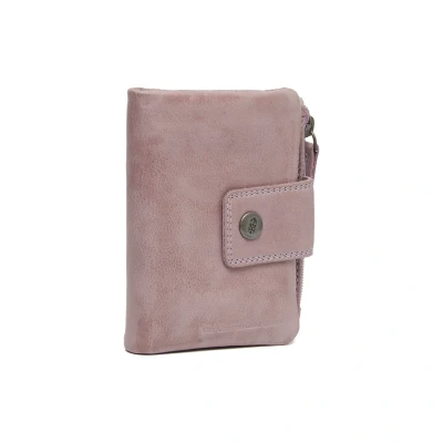 Afbeelding van Leren Portemonnee Lavendel Lila Mavona voor Dames The Chesterfield Brand