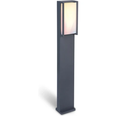 Afbeelding van Lutec 6939412070254 Qubo Staande LED buitenlamp 16.2 W Antraciet