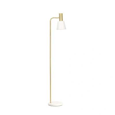 Afbeelding van Pauleen 48145 Grand Elegance staande lamp met goud in wit max 25W E27 wit/goud 230V metaal