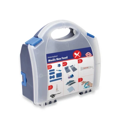 Afbeelding van Detectaplast EHBO koffer Medic Box Food L, HACCP inhoud tot 20 personen verbandtrommel