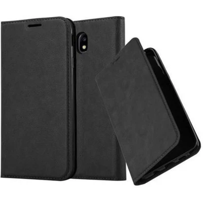 Afbeelding van Cadorabo Hoesje geschikt voor Samsung Galaxy J5 2017 in ZWARTE NACHT Beschermhoes met magnetische sluiting, standfunctie en kaartvakje Book Case Cover Etui