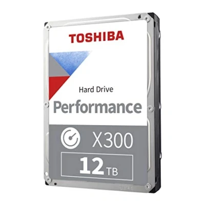 Afbeelding van Toshiba X300 12TB Performance &amp; Gaming Interne Harde Schijf 7200 RPM SATA 6Gb/s 256 MB Cache 3.5&quot; HDWR21CXZSTA