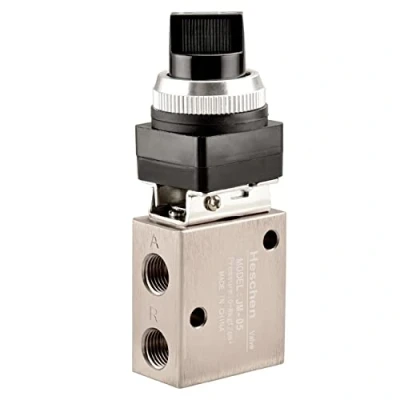 Afbeelding van Heschen Pneumatische Selectieve Knop Mechanische Klep, jm 05, 3 Manier 2 Positie, PT1/4&quot;, normaal Gesloten