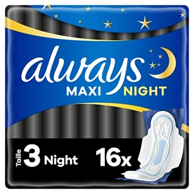 Afbeelding van Always maxi night, size 3 met vleugels, 16 pads