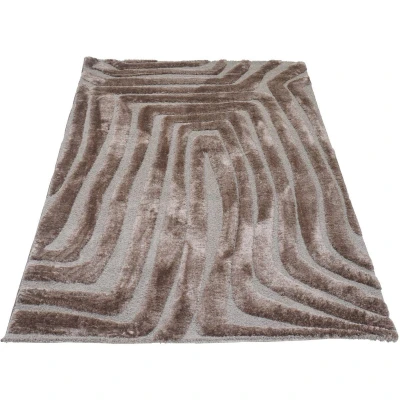 Afbeelding van Veer Carpets Vloerkleed Lima Bruin 240 x 340 cm