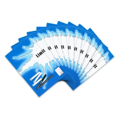 Afbeelding van Limit Schoolschrift A4, 16 vellen, liniatuur 27, gelinieerd met rand, blauw, 10 stuks