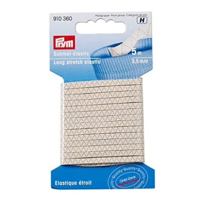 Afbeelding van Prym Lingerie Elastiek 3,5 mm Wit 5 meter