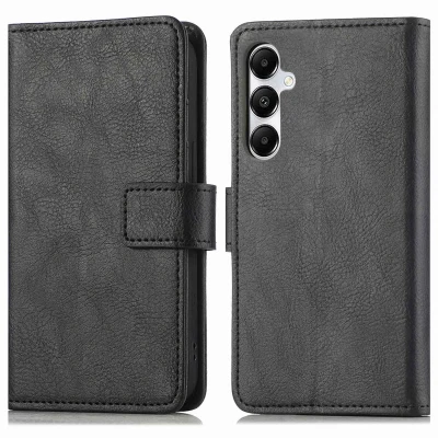 Afbeelding van Samsung Galaxy A15 (4G) Hoesje Kunstleder iMoshion Bookcase Zwart Telefoonhoesje