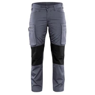 Afbeelding van Blaklader Dames Service werkbroek Stretch 7159 1845 Grijs/Zwart C30