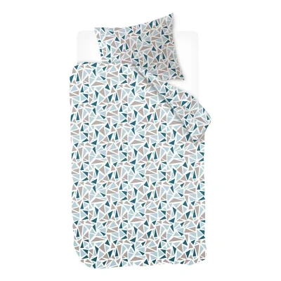 Afbeelding van Snoozing Amber Dekbedovertrek Eenpersoons 140x200/220 cm Blauw
