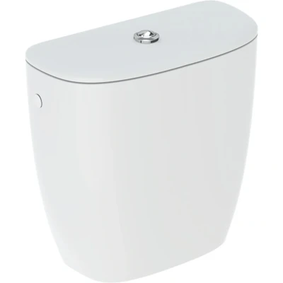 Afbeelding van Geberit Bastia reservoir voor duocloset wit rimfree aansl. zijkant