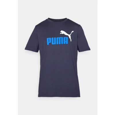Afbeelding van Puma Color LOGO TEE Tshirt print, Heren, Maat: XL, New navy