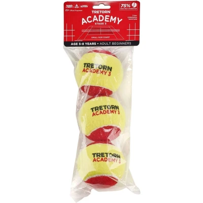 Afbeelding van Tretorn Academy Stage 3 Red Pack