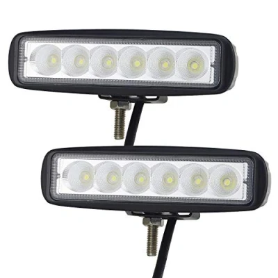 Afbeelding van Willpower 2PCS 15CM 18W Led Werklampen Voor Tractor Lichtbalk 12V 24V Offroad Rijdende Lichten Schijnwerper Mistlamp Light Bar Vrachtwagen Auto Boot 4x4 ATV