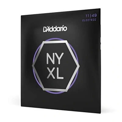 Afbeelding van D&#039;Addario Gitaarsnaren NYXL Elektrische NYXL1149 Ongeëvenaarde Kracht, Stabiliteit bij het Stemmen, Verbeterde Mid Range Voor 6 snarige Gitaren 11 49 Medium