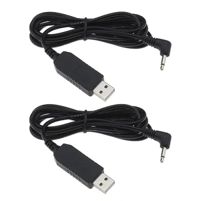 Afbeelding van YINETTECH 2 STKS Scheerapparaat Usb oplaadkabel Compatibel met Remington Barba Baardtrimmer MB320 MB320C MB42C MB310C MB200 Pa3215U 3.2V 24AWG 1,5 Meter