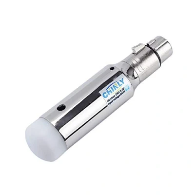 Afbeelding van 2,4 G ISM DMX512 mannelijk/vrouwelijk XLR zender/ontvanger met antenne voor moving heads podium licht 1 Empfänger (eingebauter Akku &amp; Antenne）