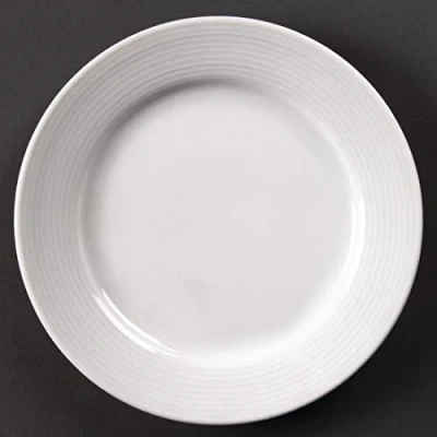 Afbeelding van Olympia Linear borden met brede rand 20cm (12 stuks)