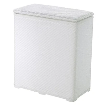 Afbeelding van Kleine Wolke Wasmand Wäschebox wit 48x27x55cm