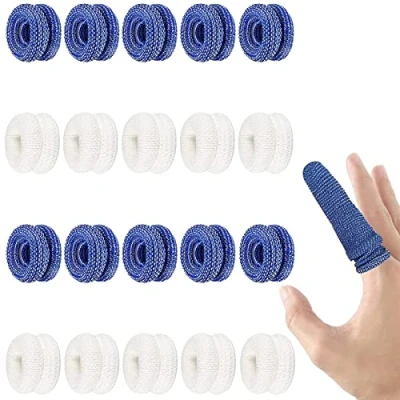 Afbeelding van Vinger Bandage Eerste Hulp Cot Vingerbeschermers Tubulaire Dressings Cots Voor Sprains Zwelling 20 stks