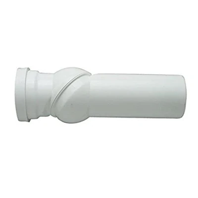 Afbeelding van Cornat KBV9000 WC scharnier afvoerboog 0 90 graden verstelbaar, wit