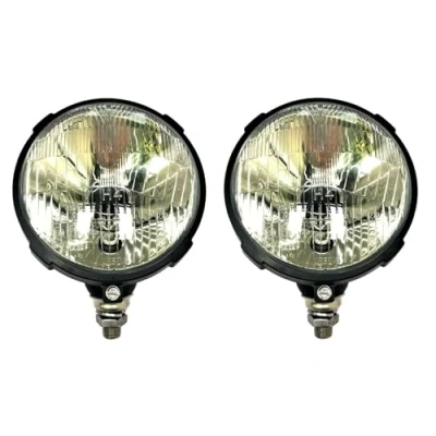 Afbeelding van MelTruck 2 x koplamp 12V 24V E20 voor trekker, tractor, trekker met groot licht, dimlicht, positielicht