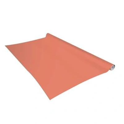 Afbeelding van Vénilia Plakfolie, Unimat, terracotta, 45 cm x 2 m, zelfklevende meubelfolie, decoratiefolie, behang, keukenfolie, pvc zonder ftalaten, made in EU