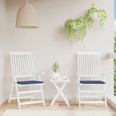 Afbeelding van vidaXL Palletkussens 2 st 50x50x3 cm oxford stof marineblauw