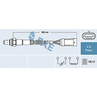 Afbeelding van Fae Lambda sonde 77153