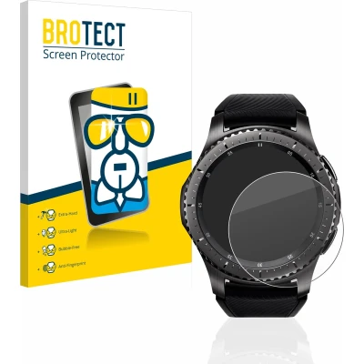 Afbeelding van BROTECT Glas Screen Protector voor Samsung Gear S3 Frontier / Classic Schermbeschermer [9H Hardheid, Beschermglas Folie niet Gehard Glas]