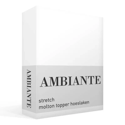 Afbeelding van AMB Molton White Topdek 90/100x200/210