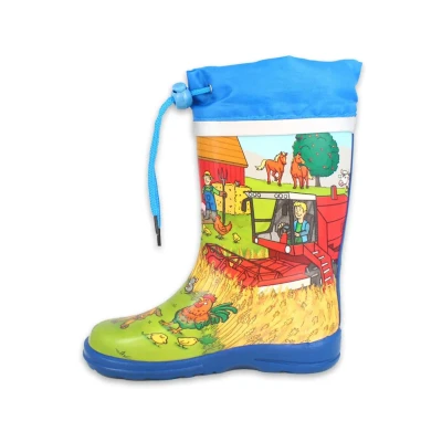 Afbeelding van BeckBauernhofJongensRubberlaarzenKlassiek, Veelkleurig, 23 EU