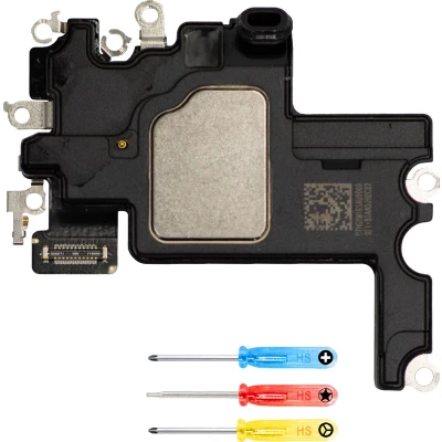 Afbeelding van MMOBIEL Oorspeaker voor iPhone 15 Plus Ear Speaker Vervanging Earpiece Oortelefoon Luidspreker Reparatie Incl. Schroevendraaiers