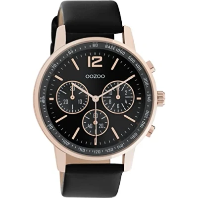 Afbeelding van Oozoo Timepieces Chronograaf, Dames, Maat: One Size, Goldfarben