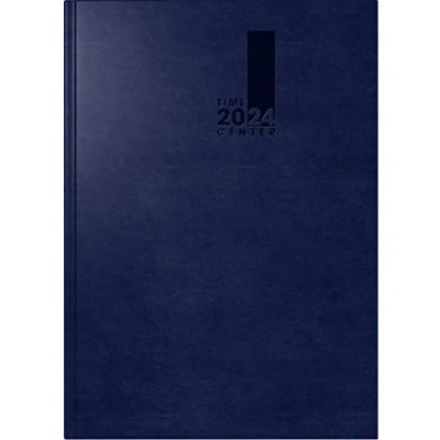 Afbeelding van BRUNNEN TimeCenter Weekkalender model 725 2024 2 pagina&#039;s = 1 week A5 donkerblauw