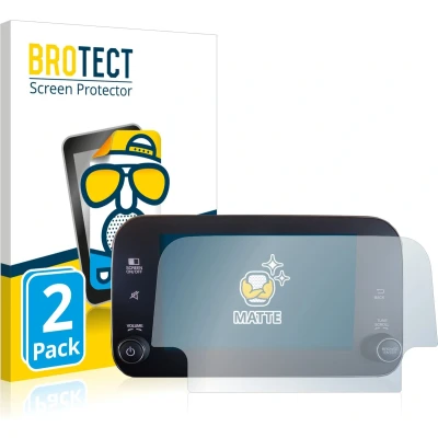 Afbeelding van BROTECT (2 Stuks) Antireflecterende Beschermfolie voor Fiat Tipo 2016 2019 Uconnet 7&quot; Anti Glare Screen Protector, Mat, Ontspiegelend