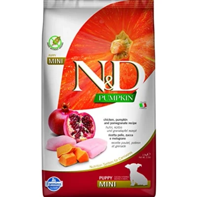 Afbeelding van N&amp;D Pumpkin puppyvoeding Kip small breed 2.5 kg.